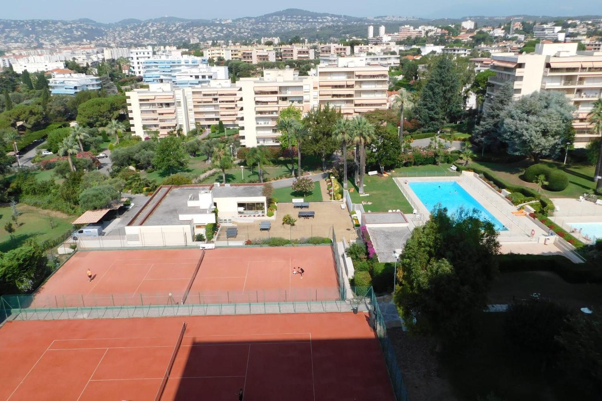 Charming T2 Eden Park With Swimming Pool Private Parking Apartment Juan-les-Pins Exterior photo